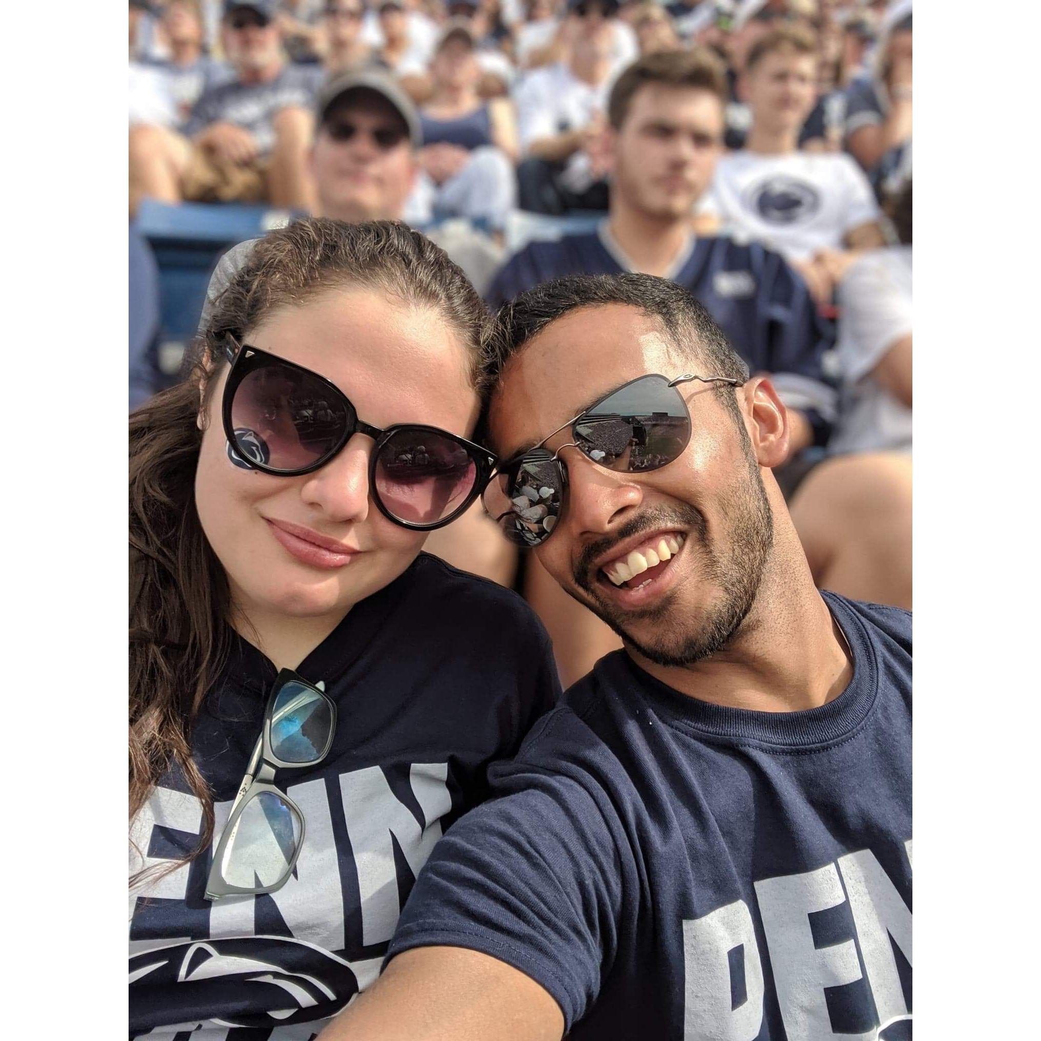 Our First Penn State Game!
