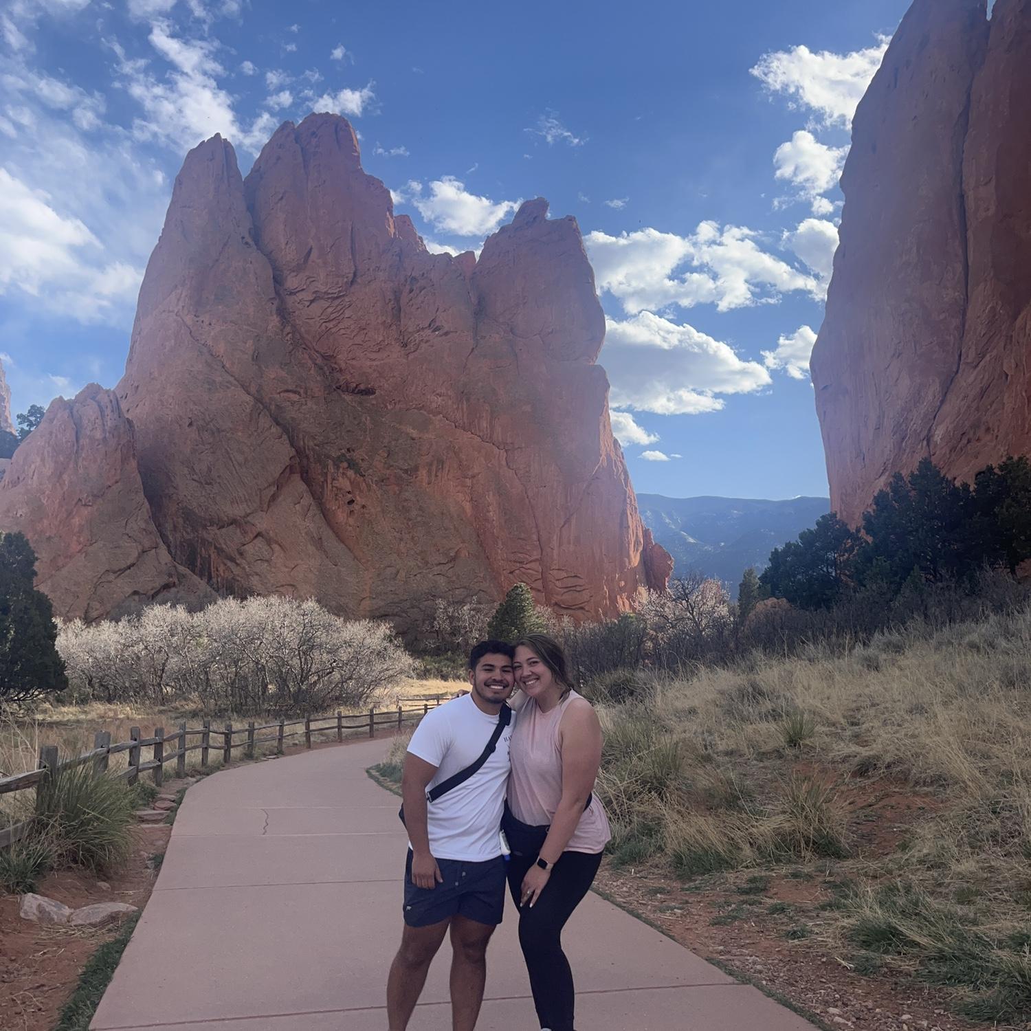 Sunset at Garden of the gods