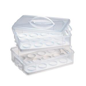 Snapware Snap 'N Stack Enter-Tainers 2 Layer Cupcake & Cookie Carrier