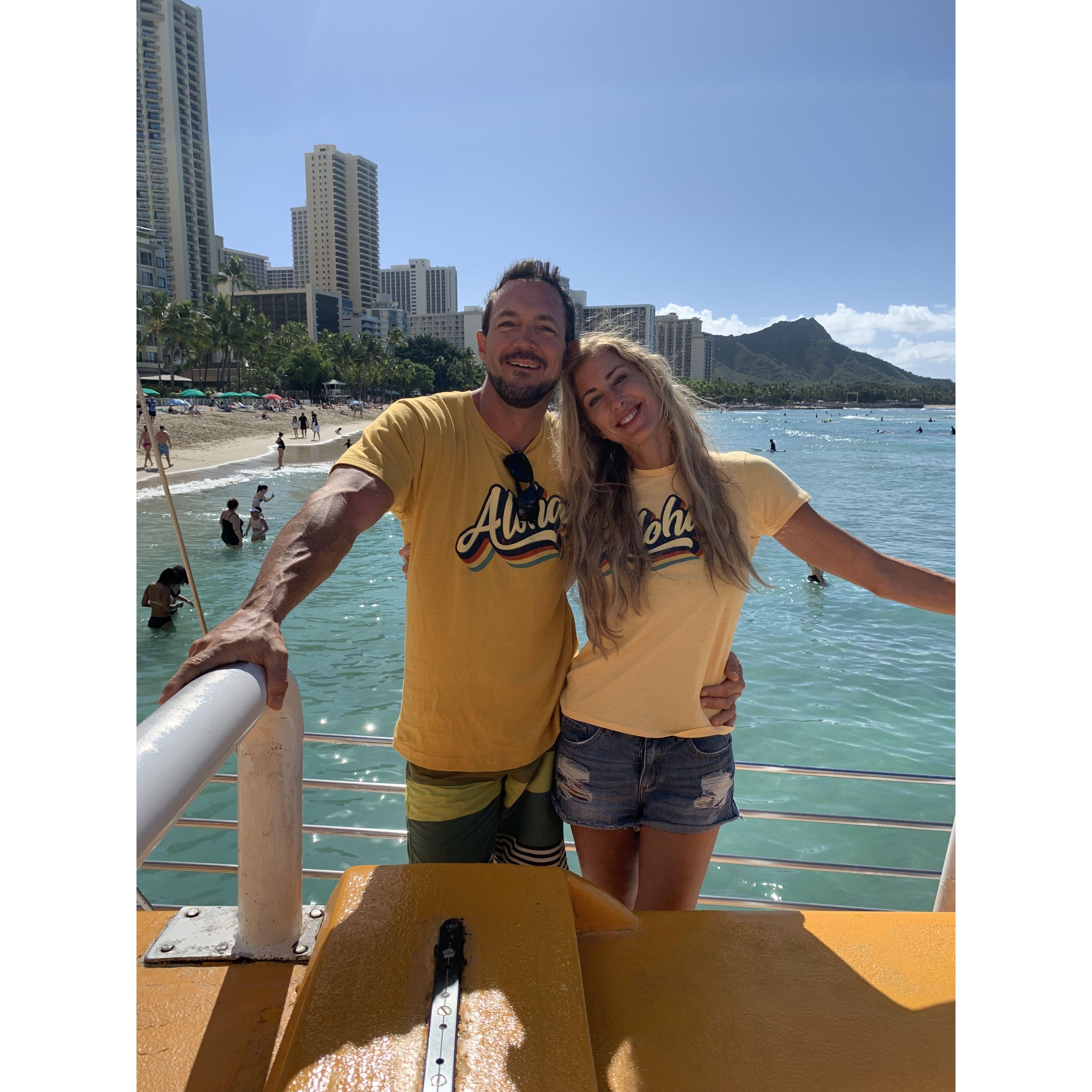 Matching T-Shirts in Hawaii!
