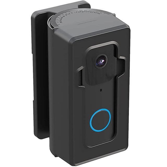 AISVAN Anti-Theft Blink Doorbell Mount with Angle Adjustment (0 to 140 Degree) Mounting Bracket for Blink Video Doorbell cover Holder Corner mount Not Block Doorbell Sensor Easy to Install