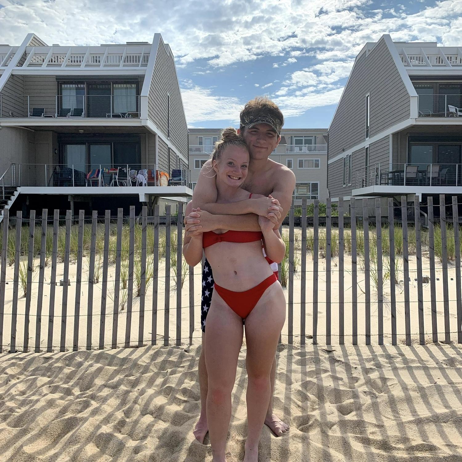 First beach trip together