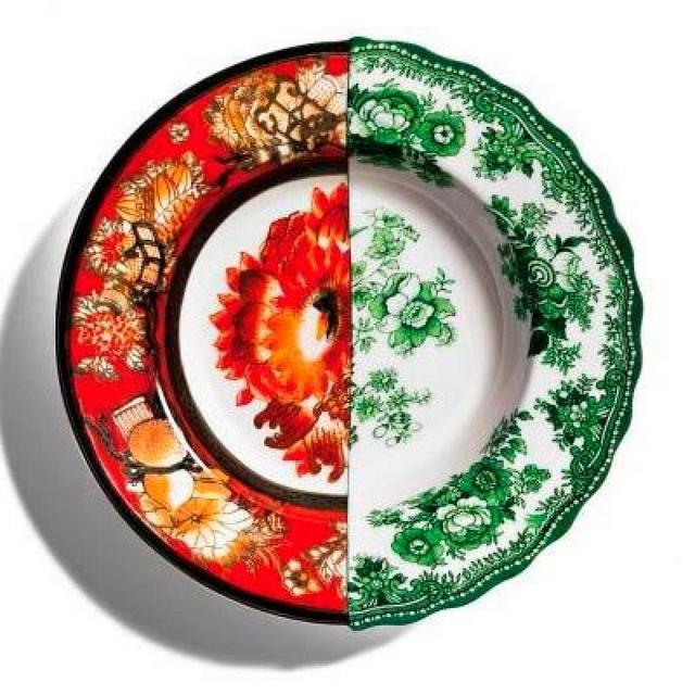 Seletti Hybrid Cecilia Porcelain Soup Plate