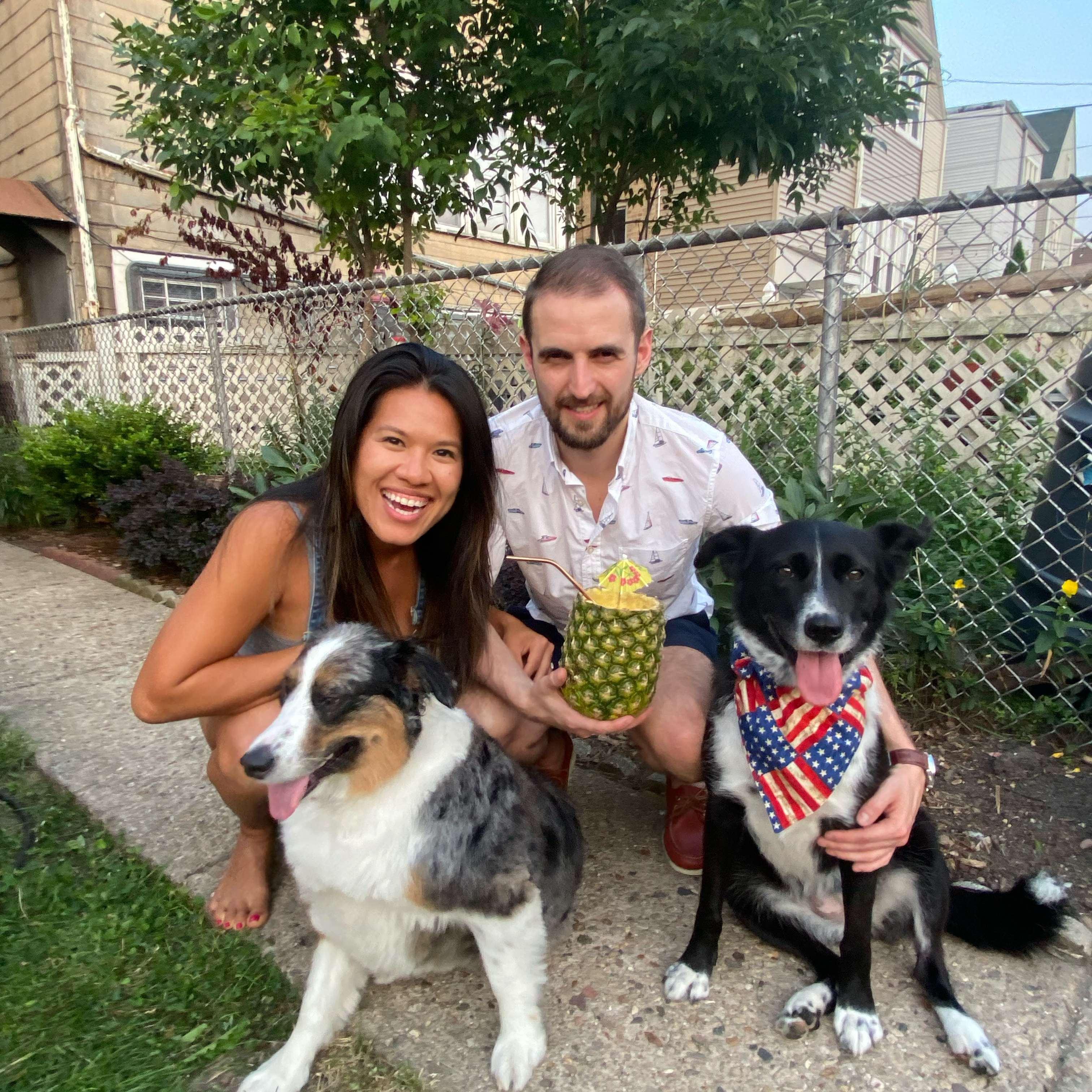 What a cute family on 4th of July
