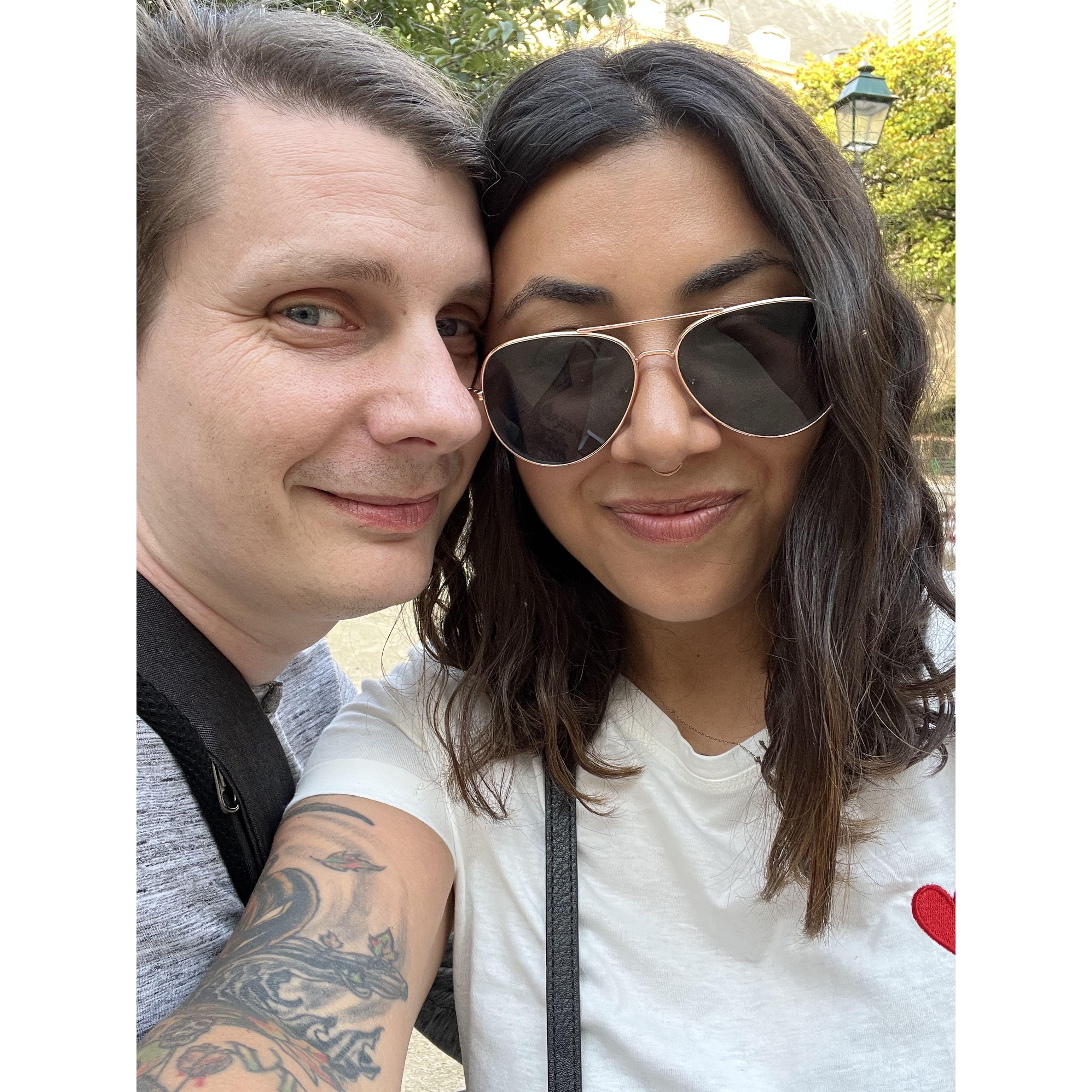 in a little paris park