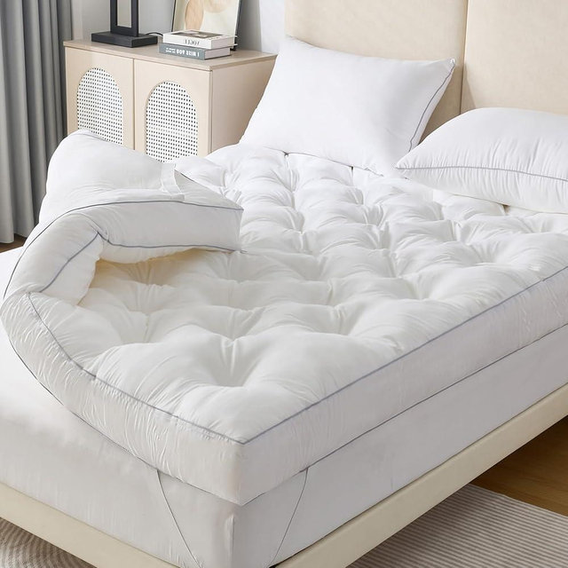 SHOUREN 5 Inch Memory Foam Mattress Topper Twin for Back Pain Relief, Extra Thick Gel Memory Foam Bed Topper, Soft Fluffy Supportive Pressure Relief Mattress Pad, 39"x 75"