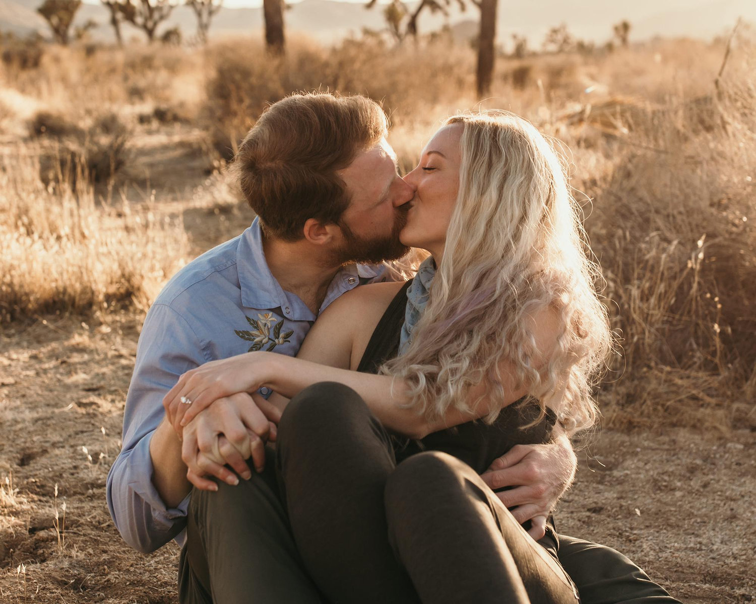 Josh surprised me with an engagement photoshoot in Joshua Tree National Park :)