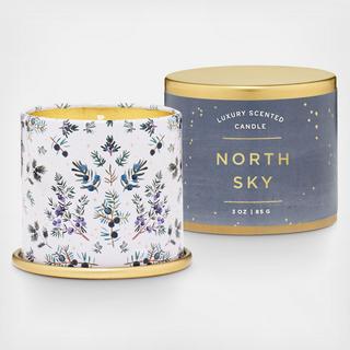 North Sky Demi Tin Candle