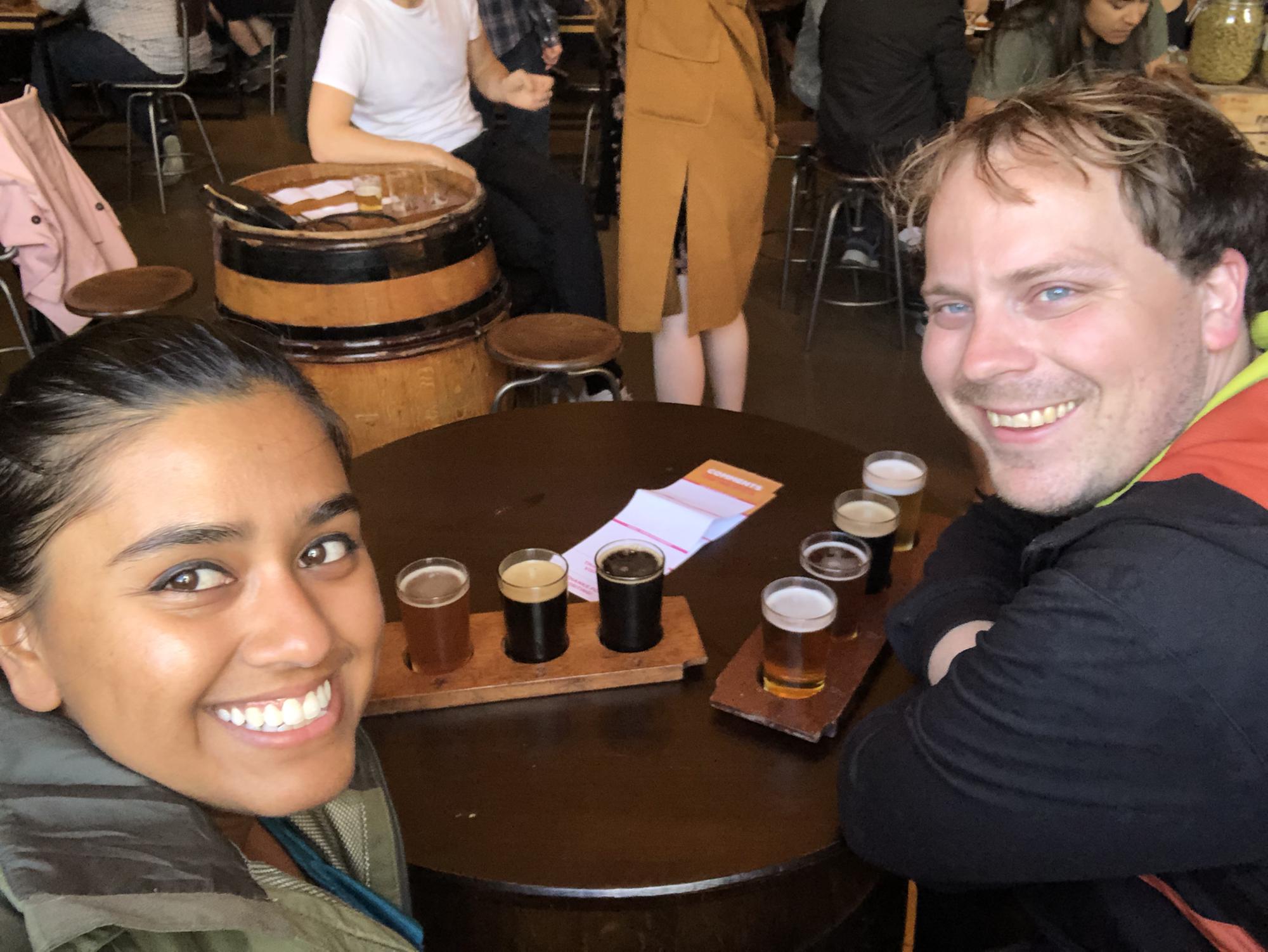 Flight Tasting at OpenGate (Guinness) in Dublin