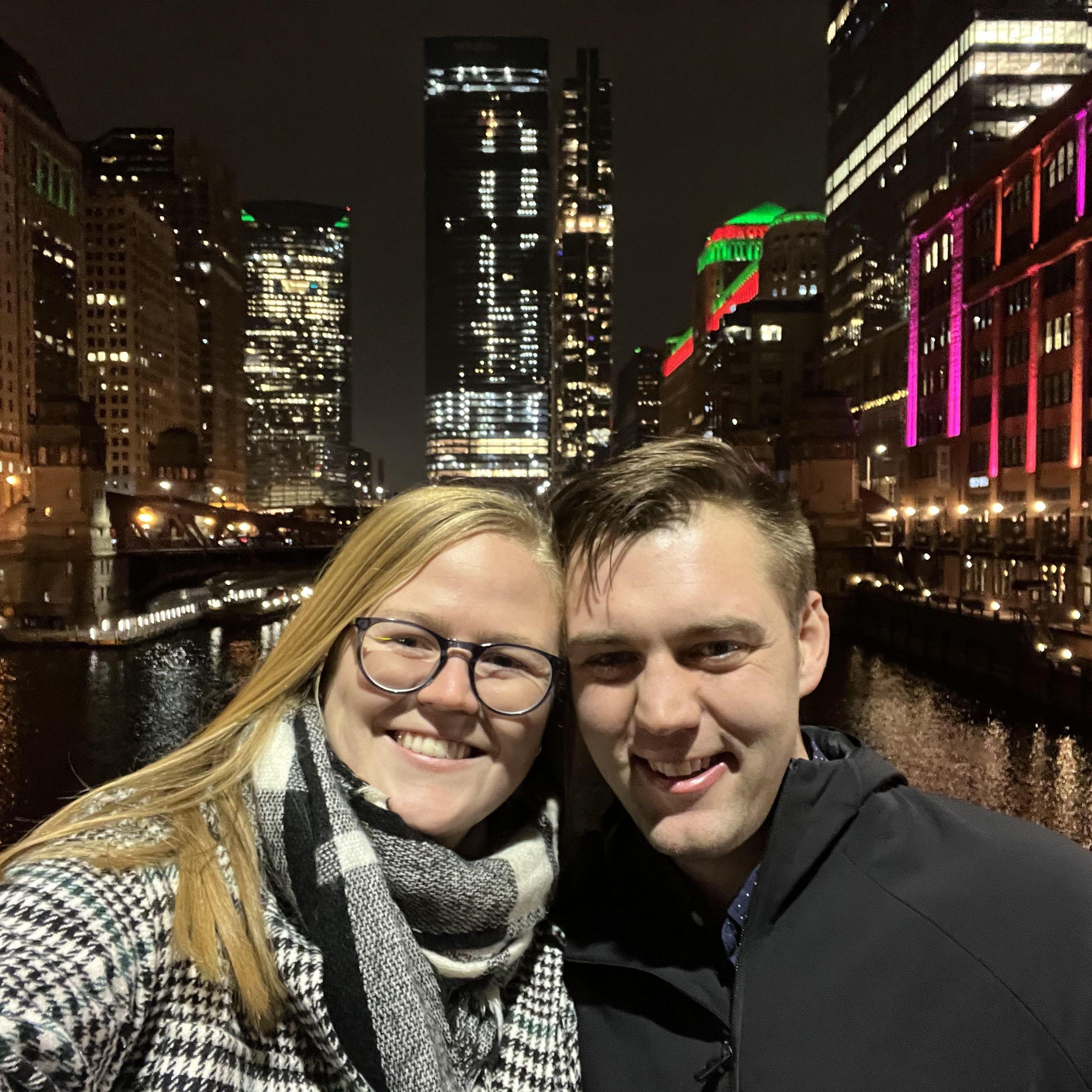 Our first time in Chicago, IL together!