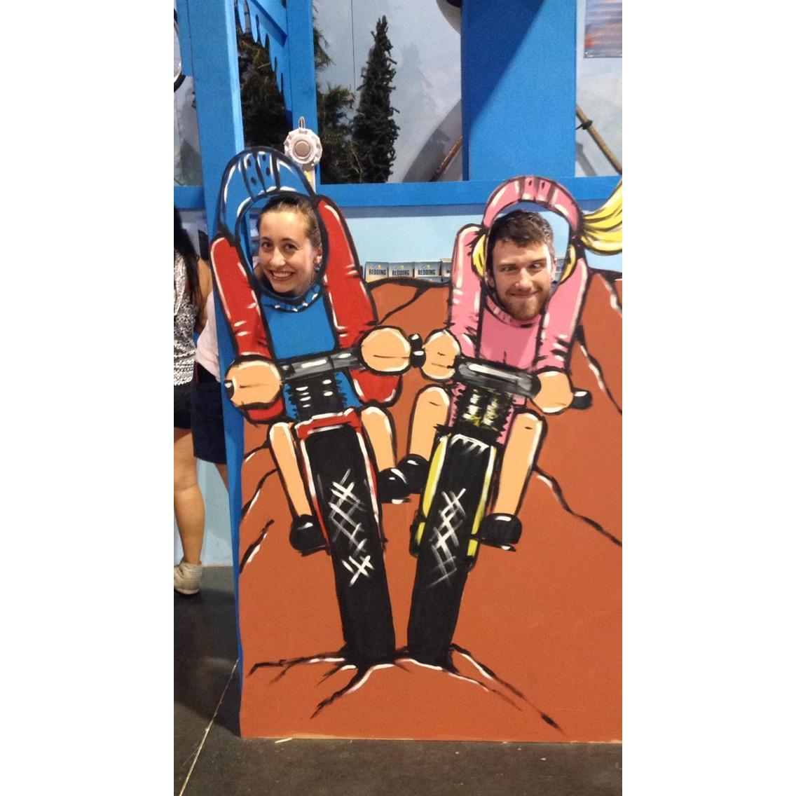 One of our many cycling trips