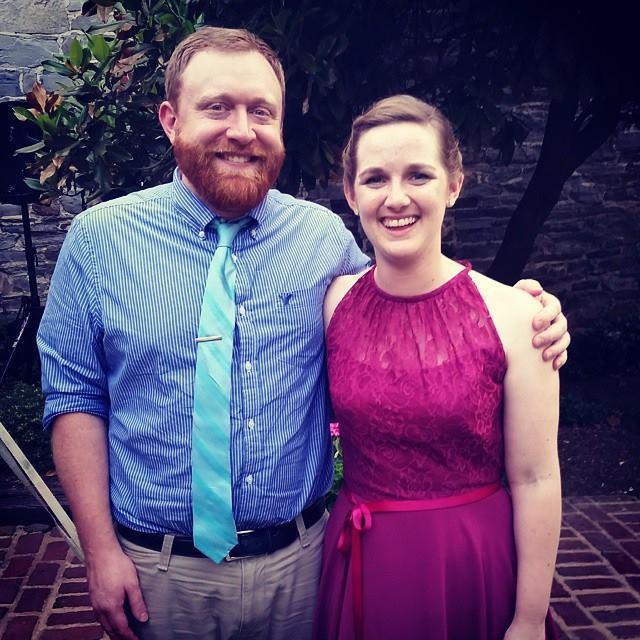 Our first wedding together