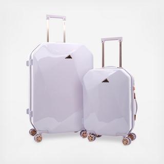 Kensie Octagon 2-Piece TSA-Lock Rolling Luggage Set
