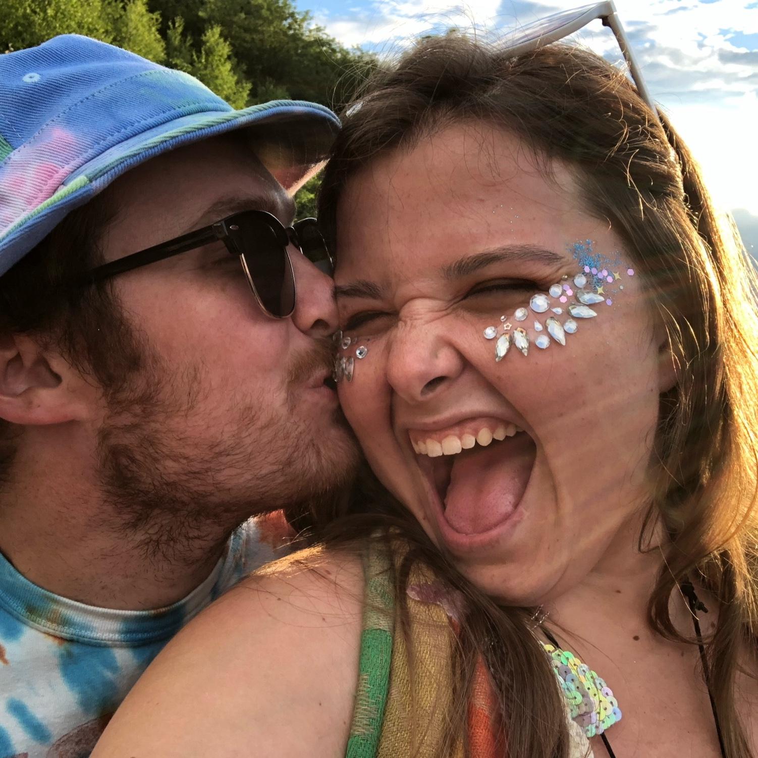 Sunset at Peach Music Festival.