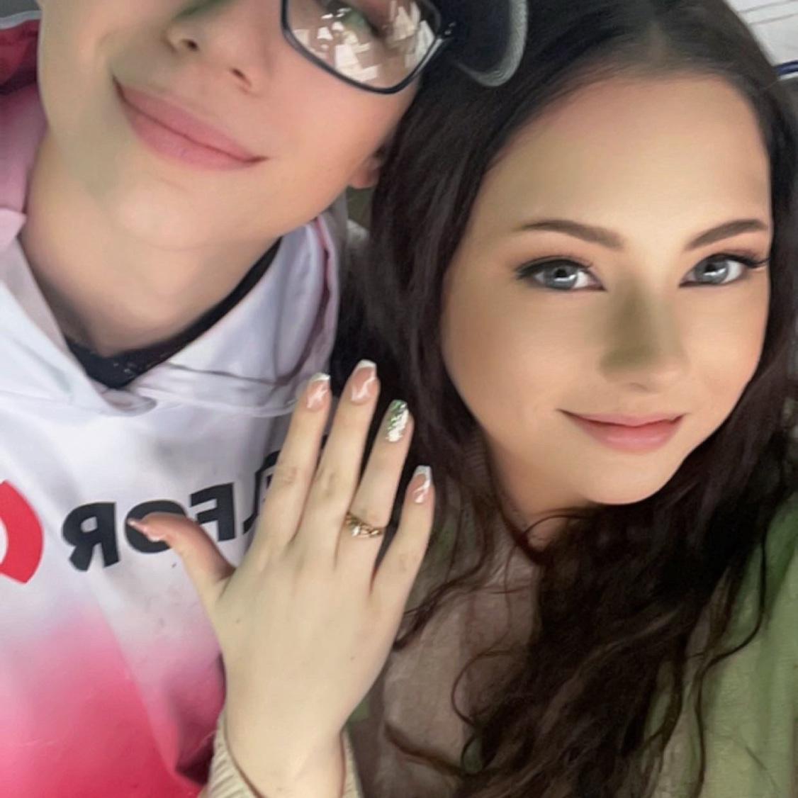 We got engaged 🥰😘