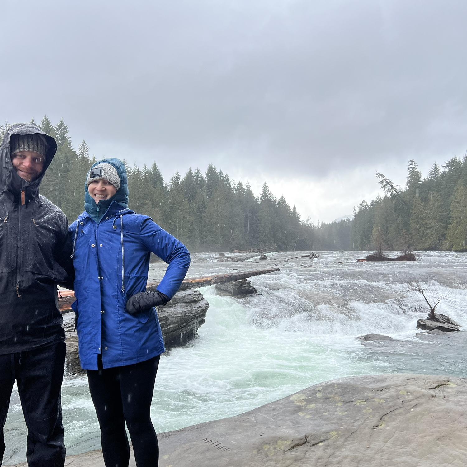 Brycen and Ashley on Vancouver Island.