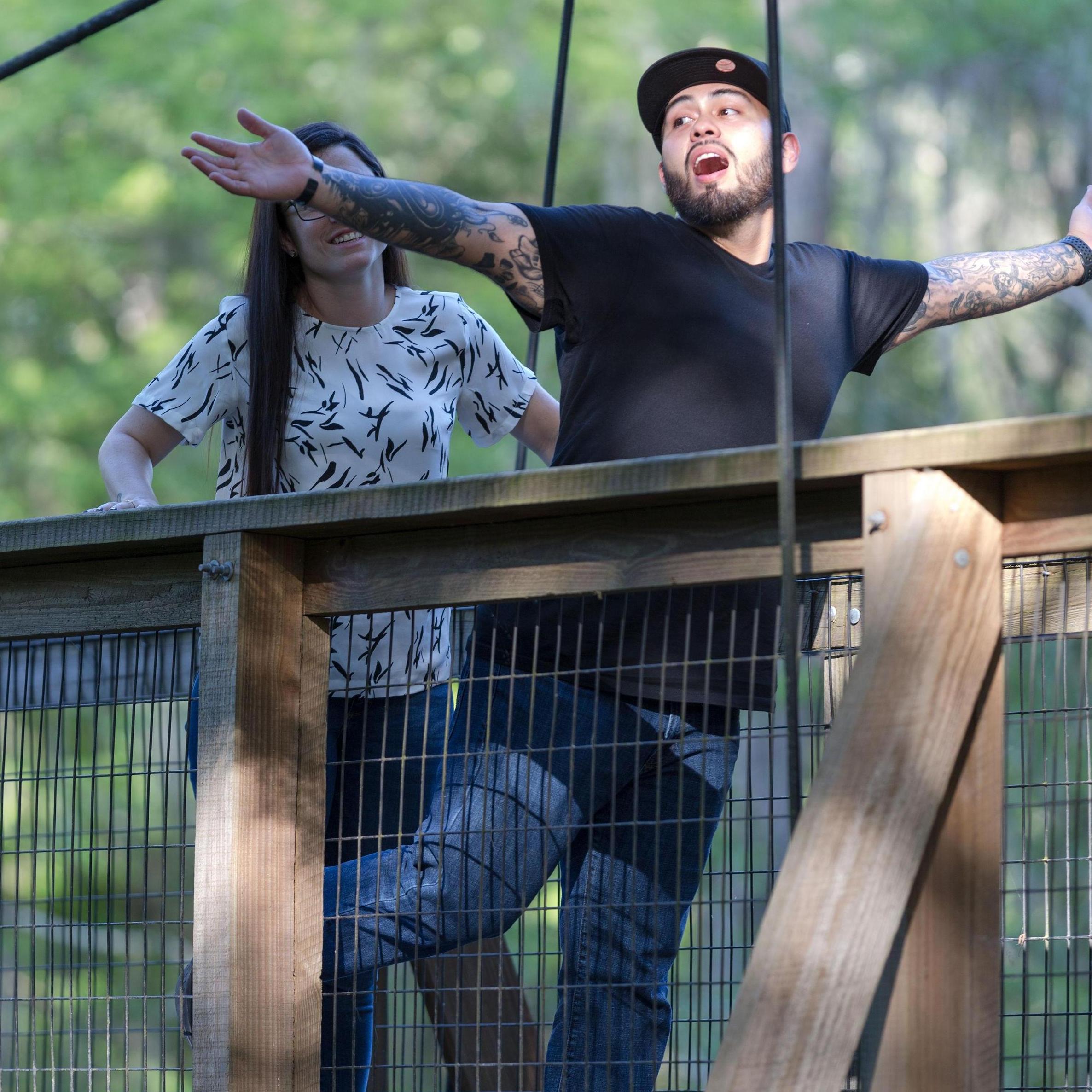 Ryan wanted to be Jack in Titanic & kept saying: "I'm king of the world!"
