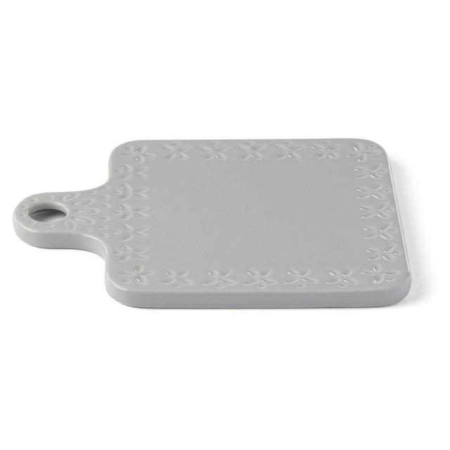 kate spade new york Willow Drive Grey™ 9.75-Inch Square Cheese Board