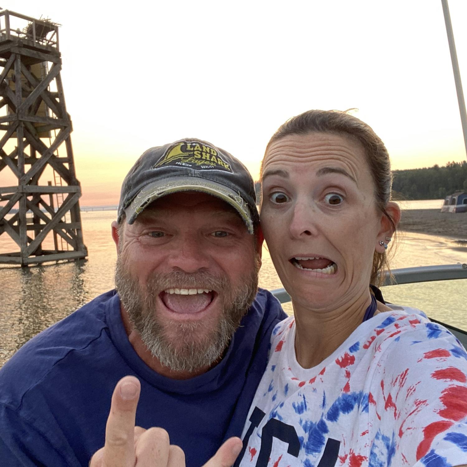 4th of July sunset on the river. 2023
