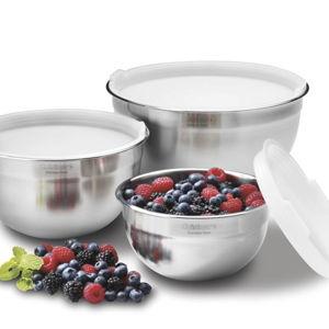 Stainless Steel Mixing Bowls with Lids