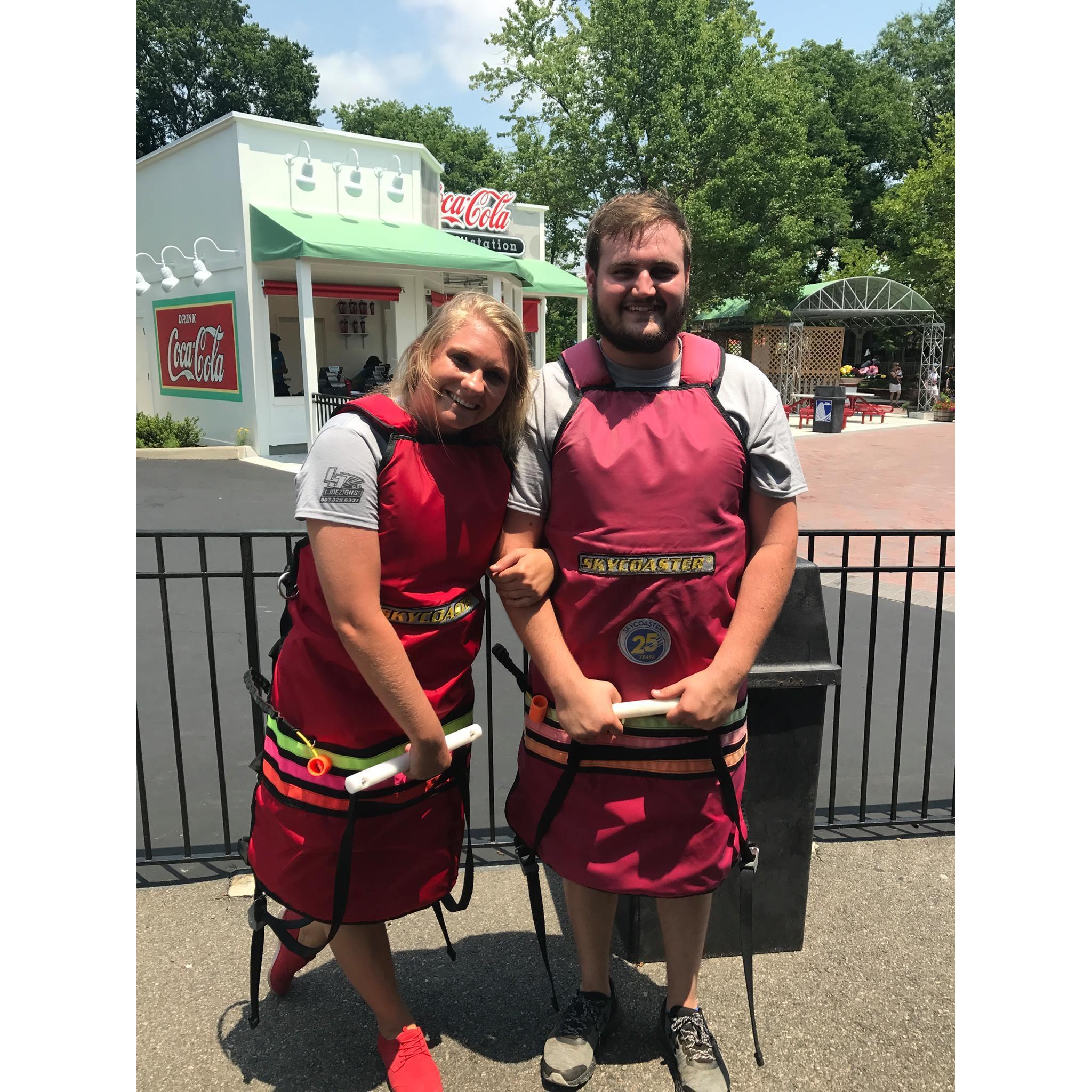 Doing the sky flyer for the first and last time in 2018