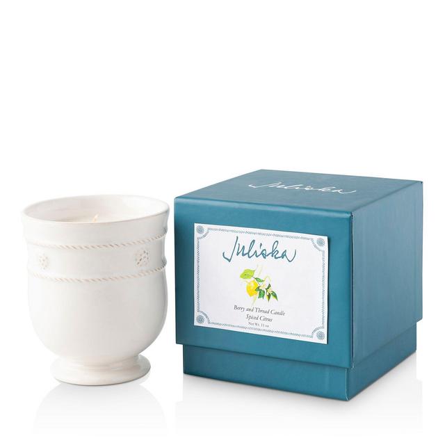 Juliska Berry & Thread Kitchen Whitewash Scented Candle, Spiced Citrus