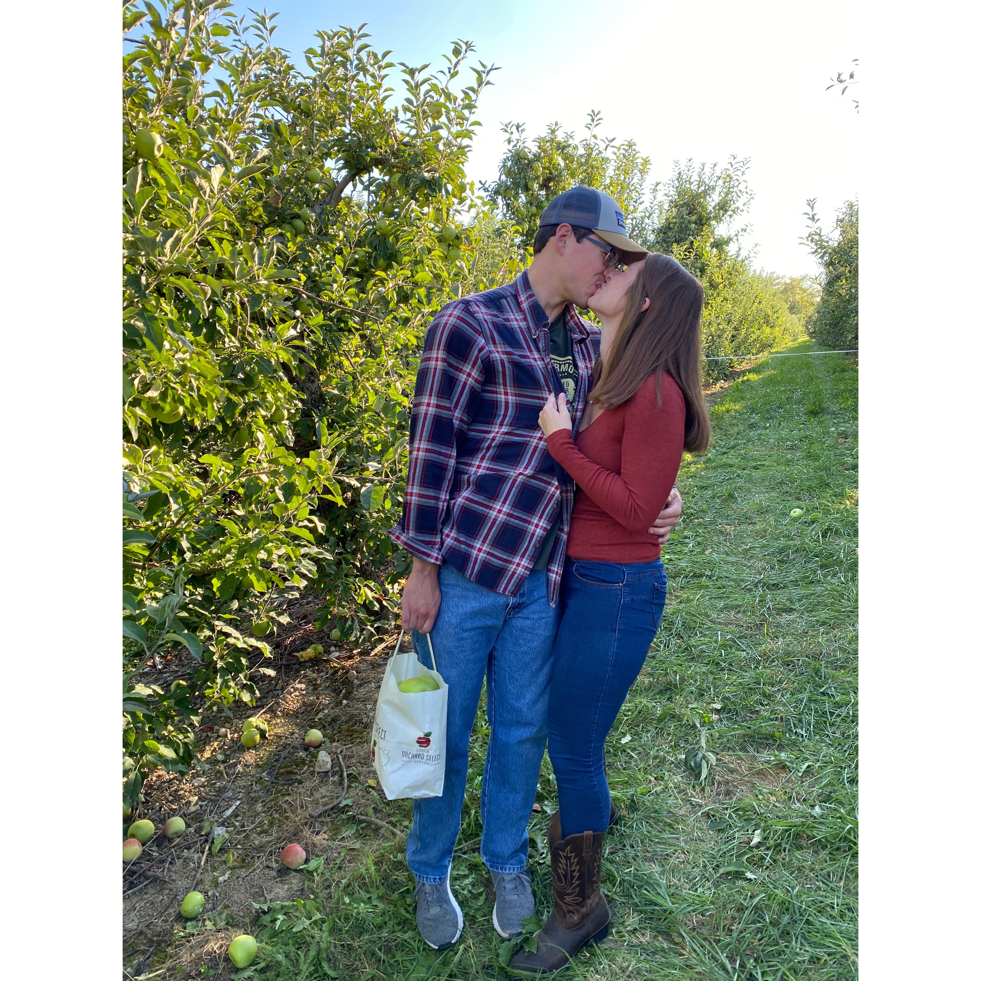 October 2021: Apple picking is a staple for us each and every year