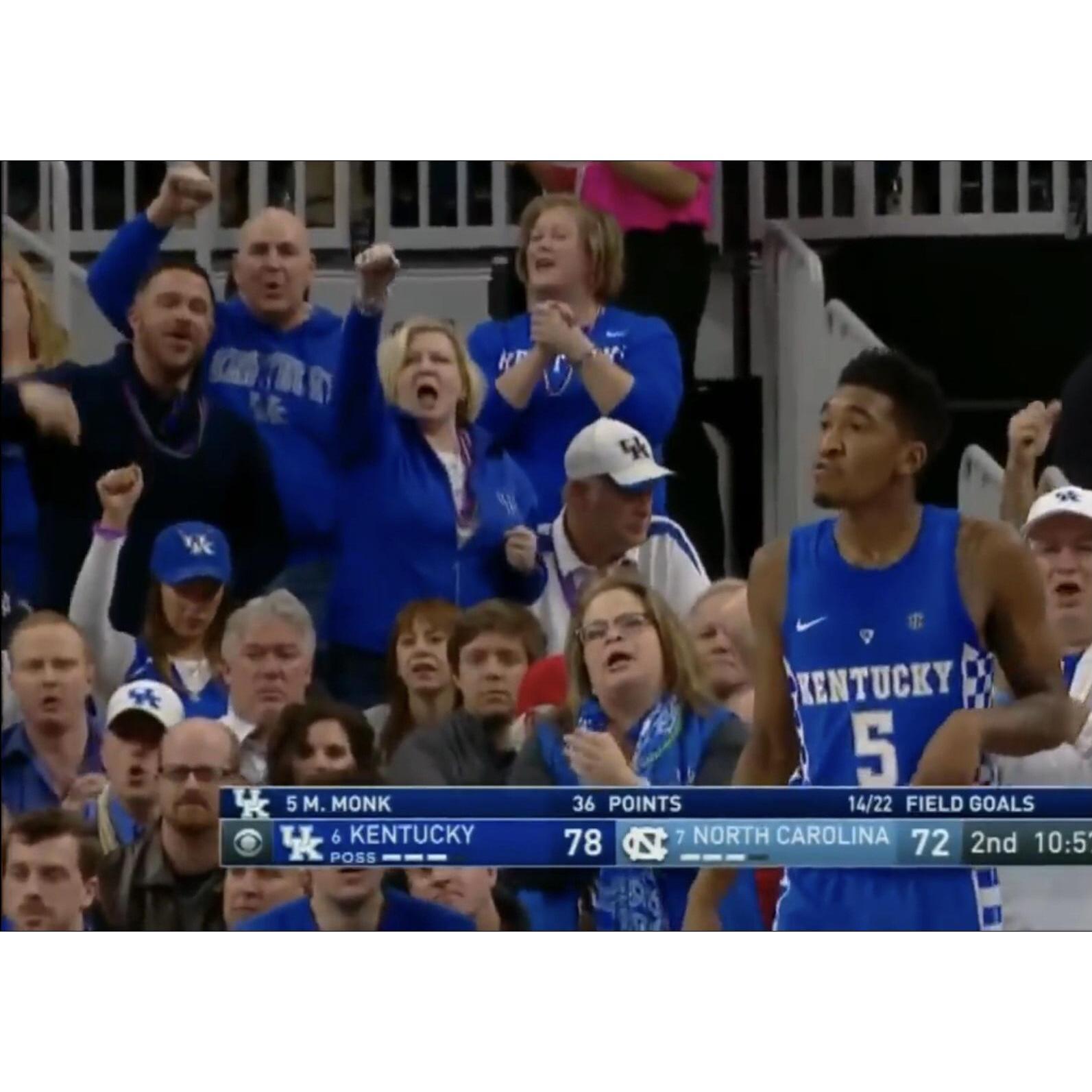 Hello Malik Monk. Malik dropped 47 points on North Carolina including the game-winning three.