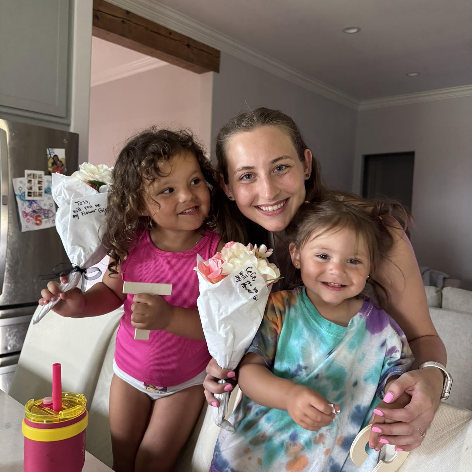 Tess and Cece Hilton - Flower Girls