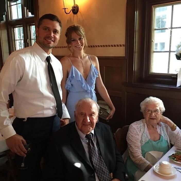 Joe's lovely grandparents at Emily and Sean's wedding
