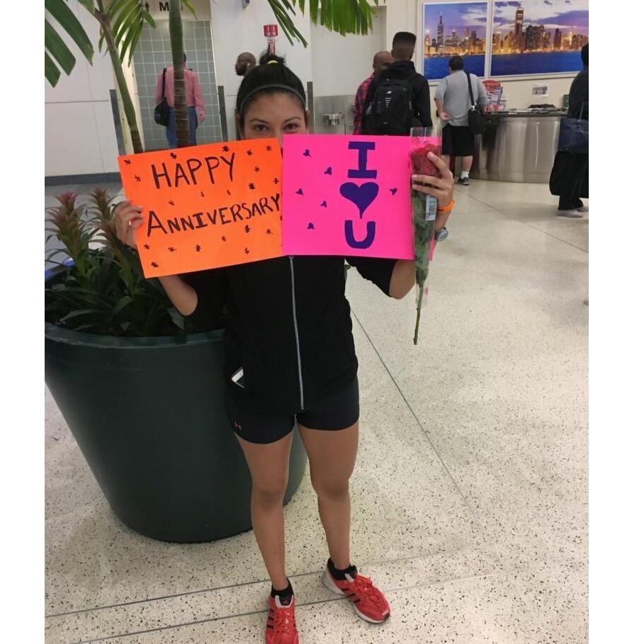 Welcome home and Happy Anniversary!