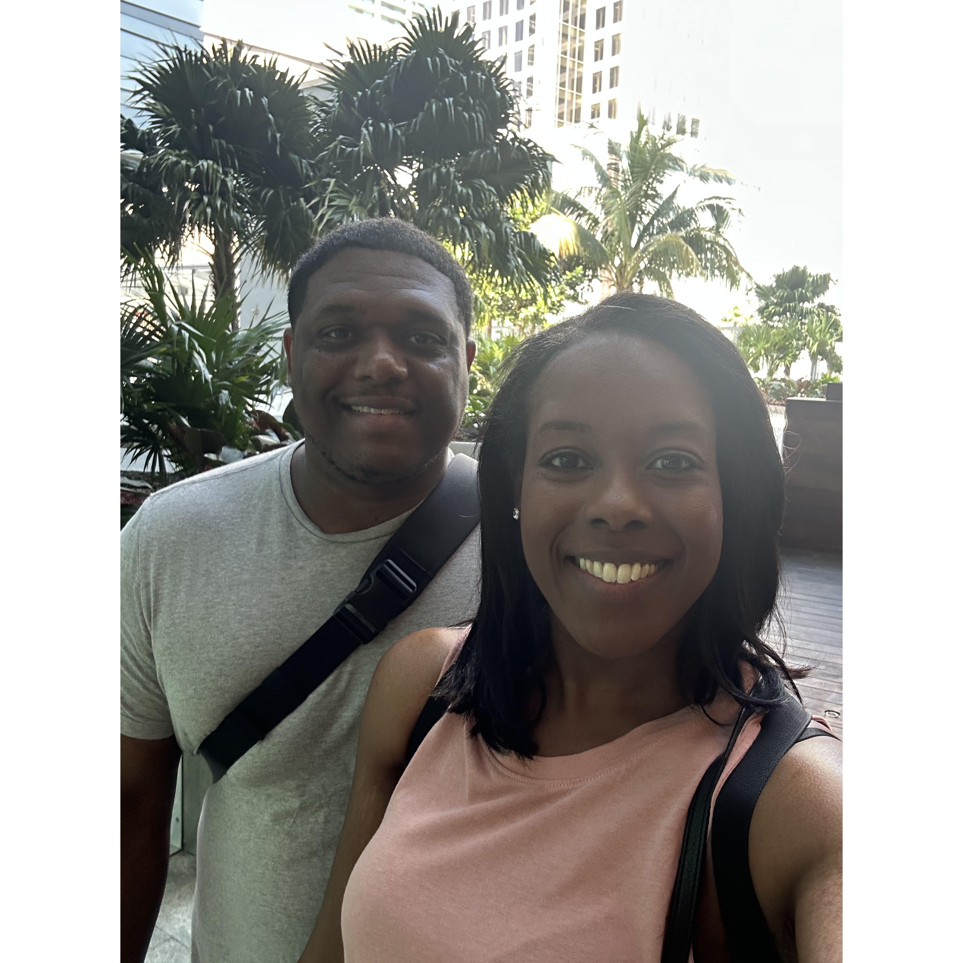 Hanging out at Miami Worldcenter