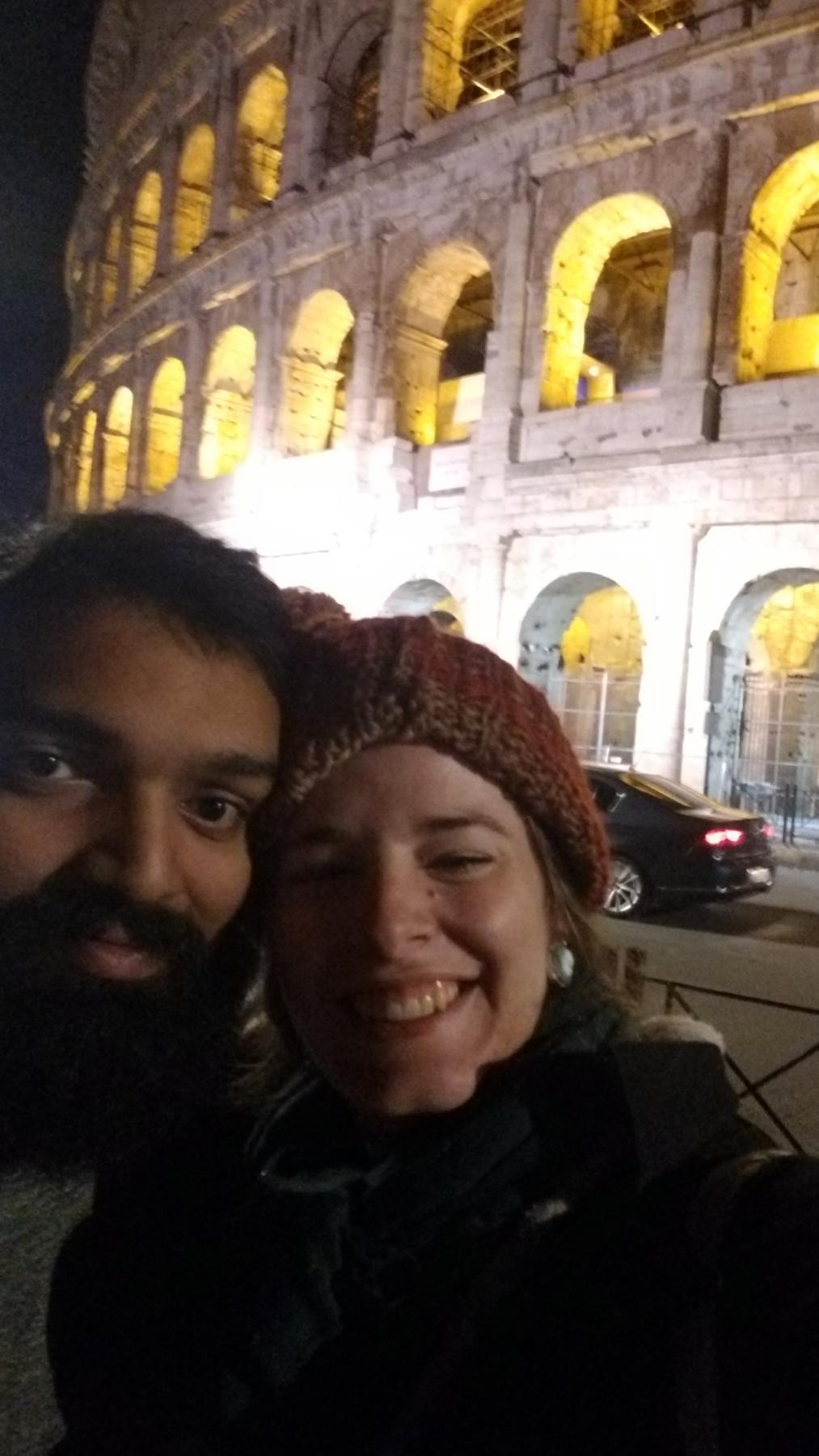 We fell in love in Rome.