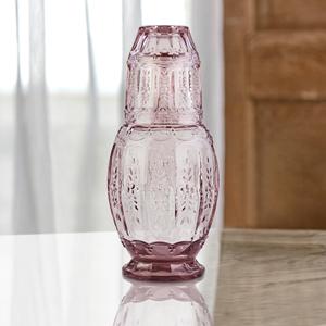 Vintage Bedside Carafe (Pink)