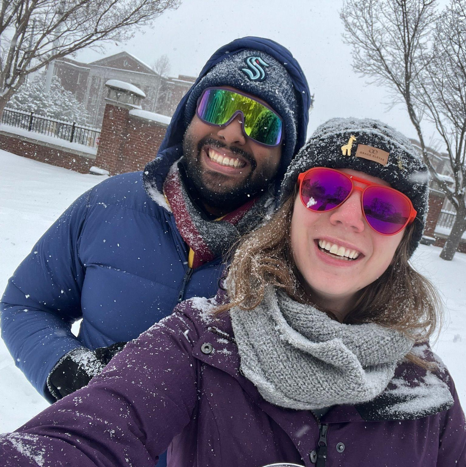 Our first Nashville snow! We had no idea we would be in Chicago in a few short years, enjoying snow every winter!