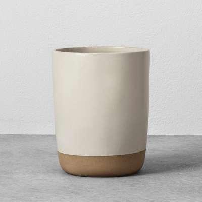 Stoneware Utensil Holder Cream - Hearth & Hand™ with Magnolia