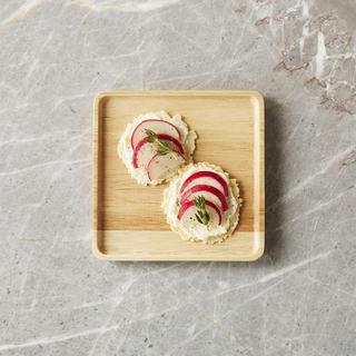 Merge Wood Appetizer Plate, Set of 4