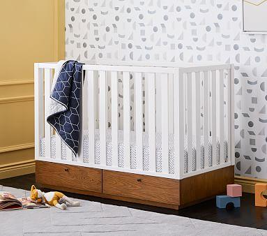 west elm x pbk Modern Convertible Storage Crib