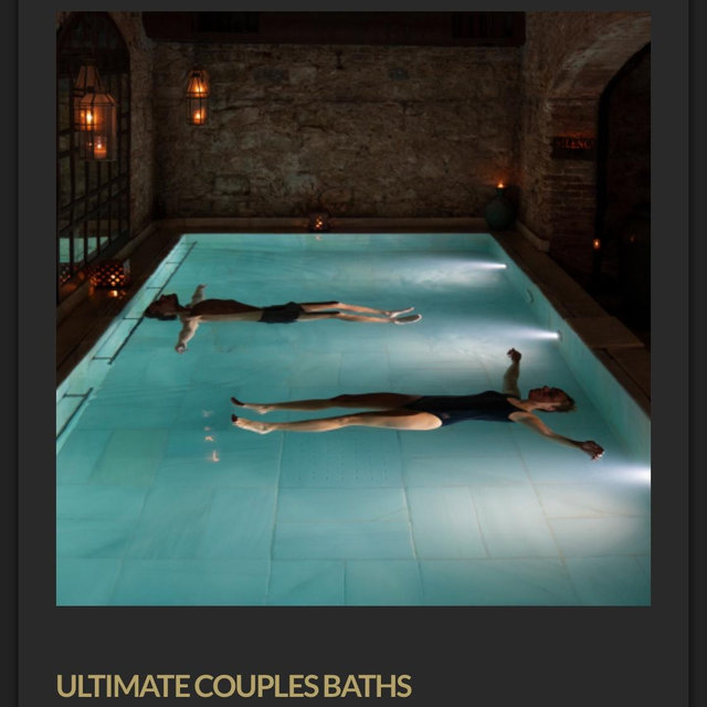 Aire Ancient Baths | Couple’s Bath Experience