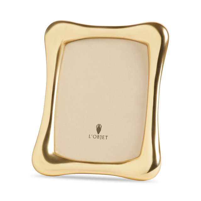L'Objet Anton Picture Frame, Gold Tone, 5" x 7"