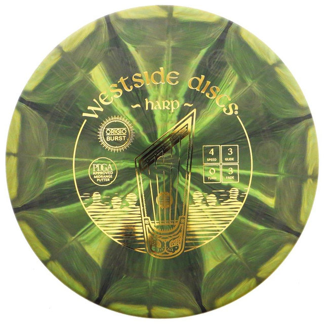 Westside Discs Origio Burst Harp Putter Golf Disc [Colors May Vary]