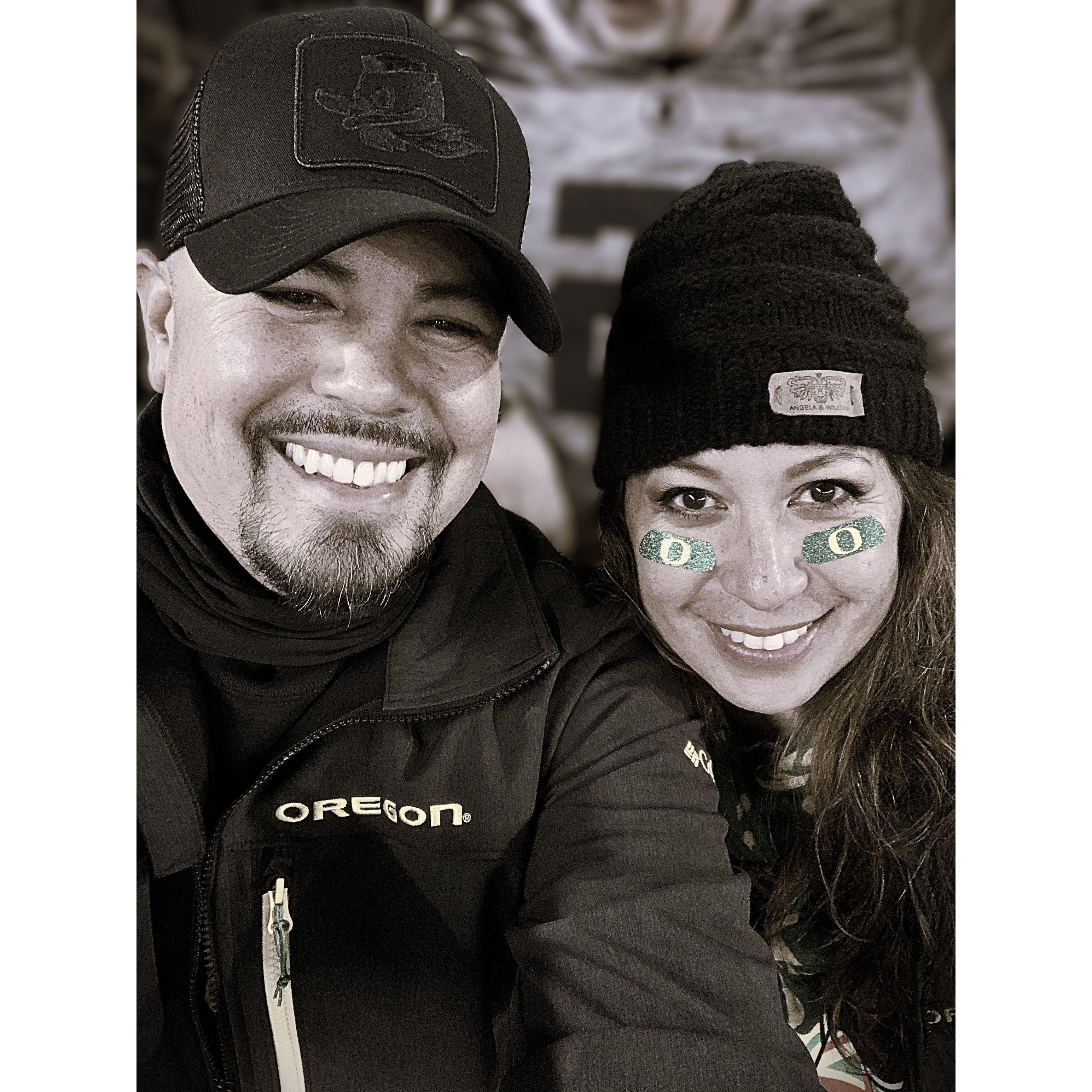 Home game at Autzen stadium!  It was LOUD and the crowd was pumped...what an amazing game of course the Ducks got the Win