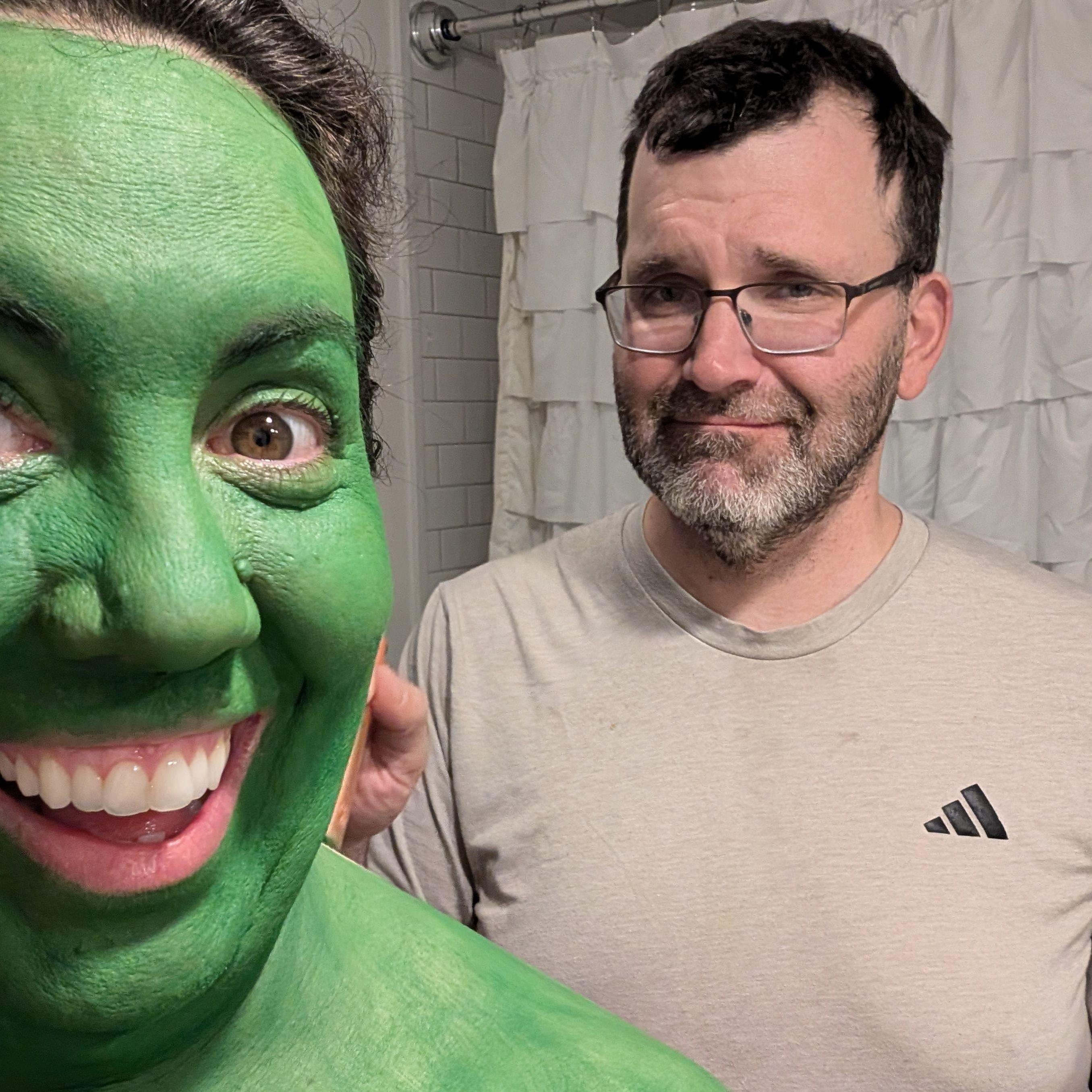 Stephen loves participating with my kookiness!