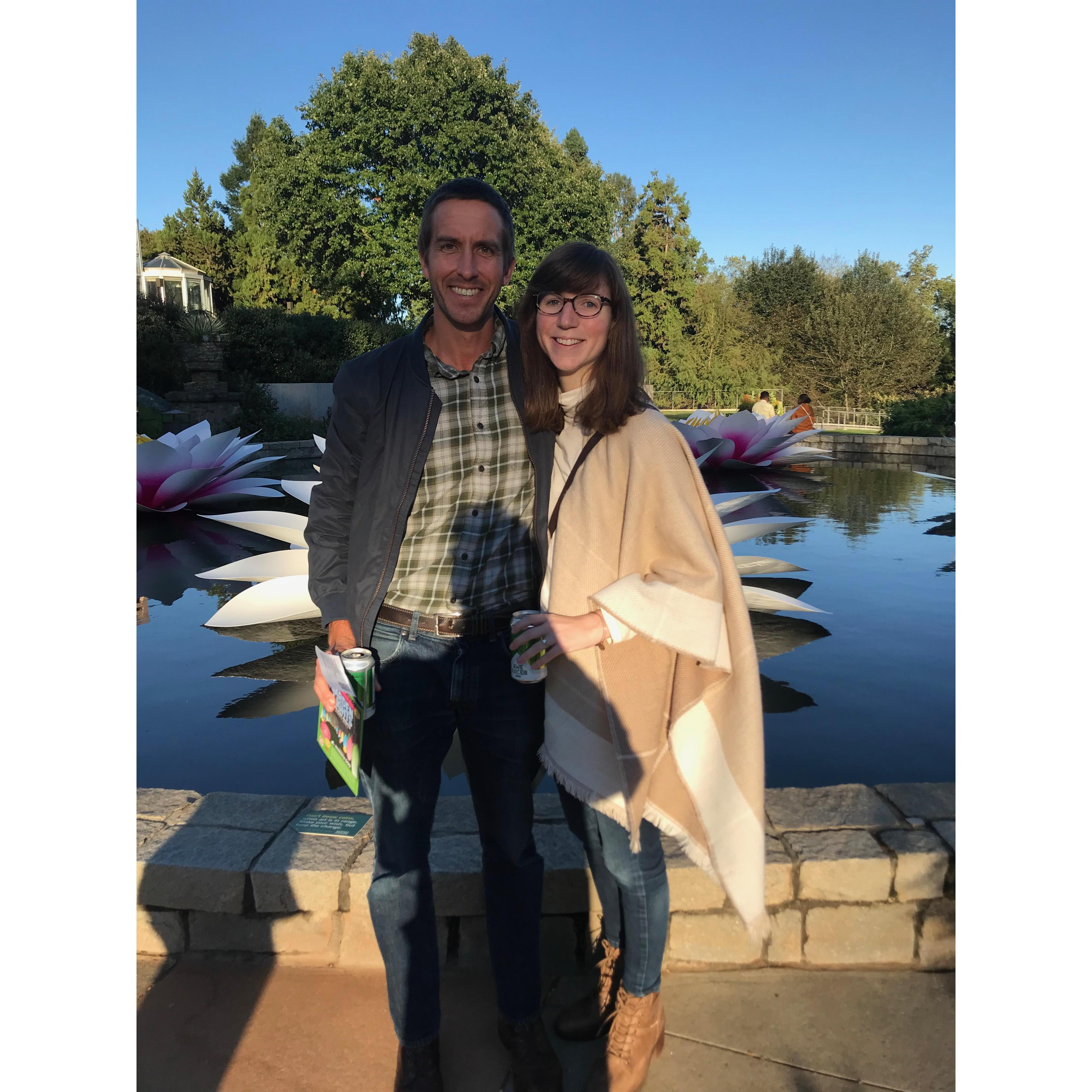 First visit to the Atlanta Botanical Gardens. Beautiful fall day. October 2021.