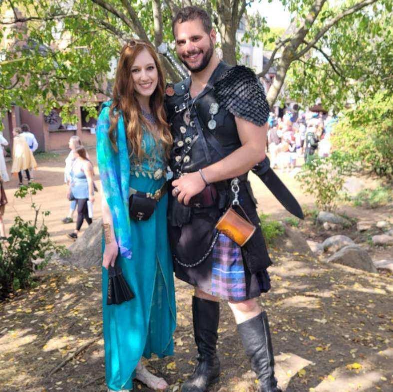 My first time going to the Renaissance Festival "properly." You have to go in costume!