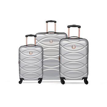 ADELINE 3-PIECE SET (CARRY-ON, 24" AND 28" SPINNER) - WHITE