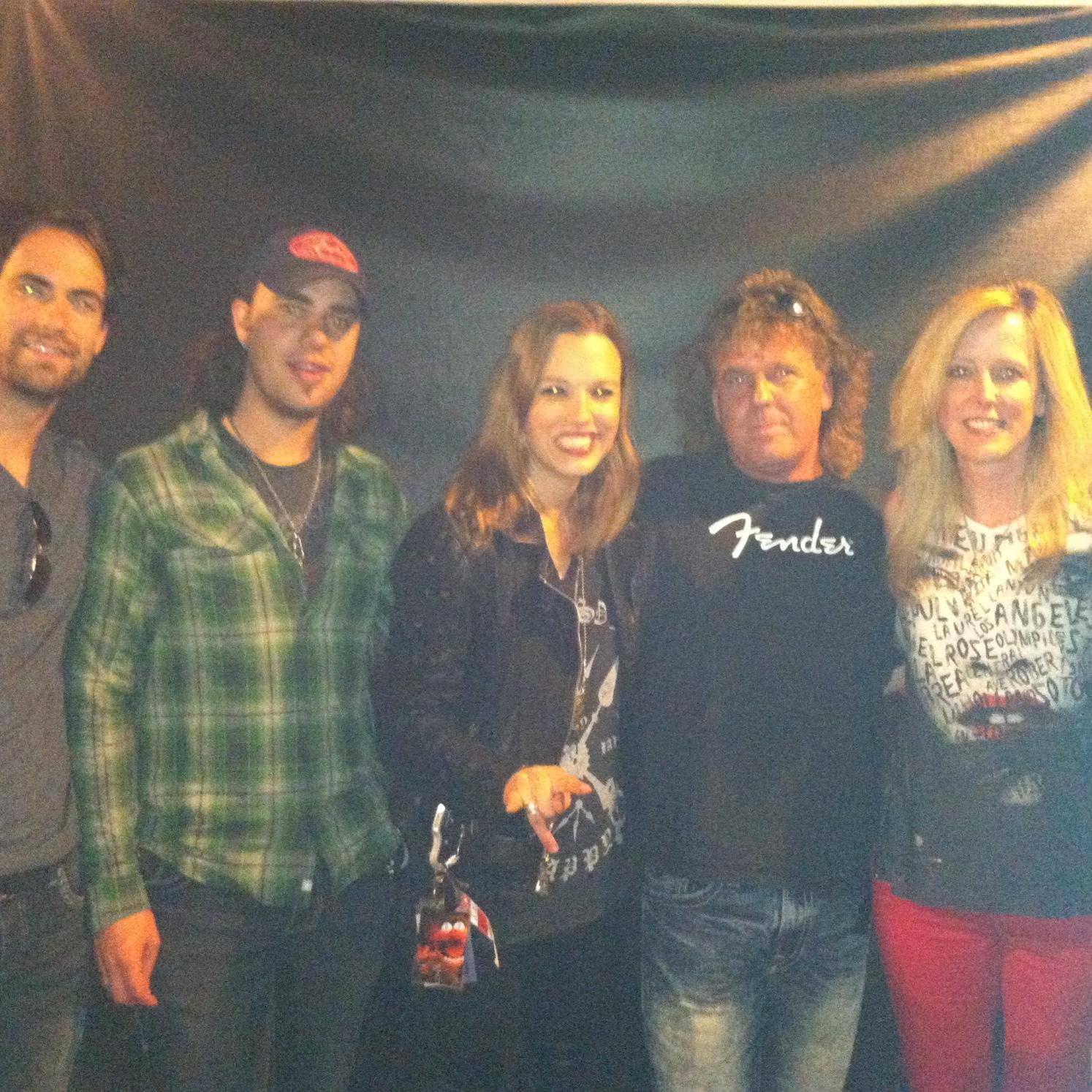 First Halestorm concert. Meet and greet.