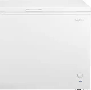 Insignia™ - 10.4 Cu. Ft. Garage-Ready Chest Freezer - White