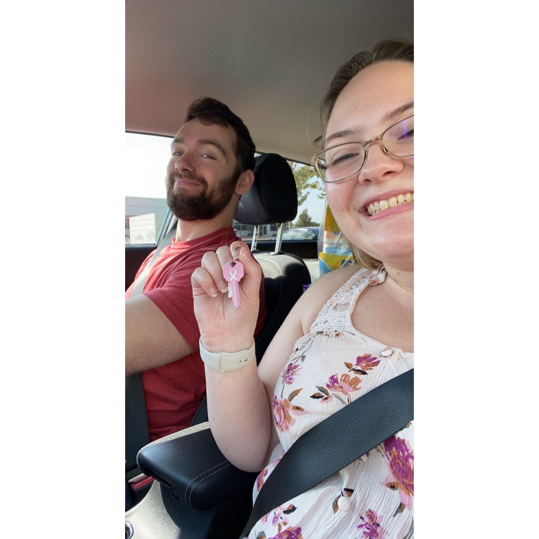 Brad and Caitlin bought a house!
