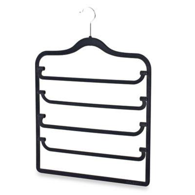 Real Simple® Slimline 5-Tier Swivel Pant Hanger in Black